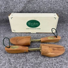   Womens L 10-11.5 VTG Woodlore Shoe Trees Aromatic Cedar Adjustable Stretcher