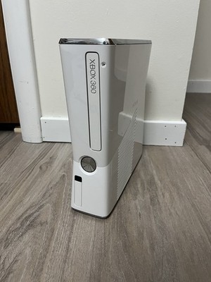 Xbox 360 Slim White Special Edition Console 250GB HDD Tested Working