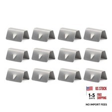 12 PCS Car Windshield Clips Set, Stainless Steel Weather Shield Glass Clips,