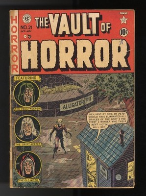 Vault of Horror #21 GD/VG 3.0 One Last Fling! Johnny Craig Cover Art! EC 1951