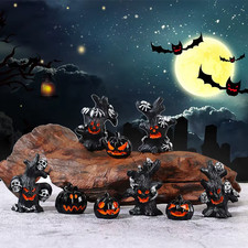 Halloween diy resin tree ghost pumpkin tree ornament - miniature craft accessory