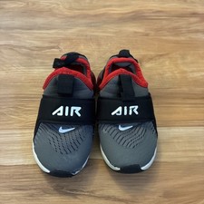 Dziecięce Nike Air Max 270 Extreme (TD) Żelaznoszare/Biało-Czarne Rozmiar 8C