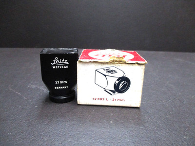 Leica M 21mm 12002 L SBKOO Bright Line Viewfinder BLACK READ. with box