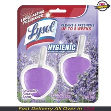 LYSOL  Brand Hygienic Automatic Toilet Bowl Cleaner, Cotton Lilac, 2/Pack