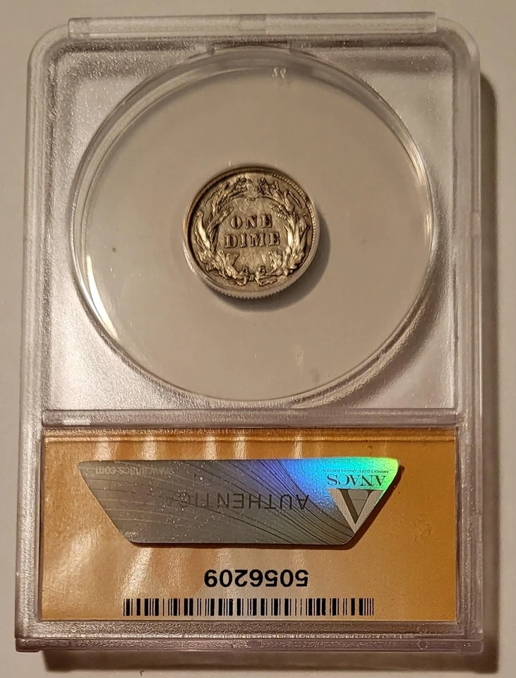 1911 Barber Dime XF45 ANACS - Image 2 of 4