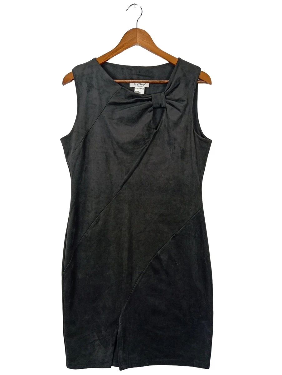 Robe De Soirée Noire Jus D'Orange - Perles Argentées - Taille 40 - TBE