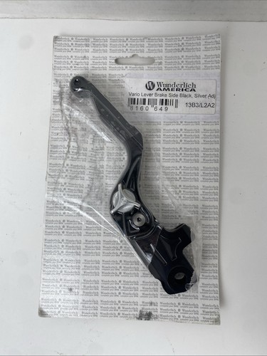 Wunderlich, Vario Palanca Freno Lateral Negro/Plateado 8160649 BMW F800 ST - Imagen 1 de 3