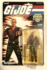 GI JOE SUPER 7 REACTION  TIGER FORCE DUKE O-RING ARAH Target 3.75    Figure Super7