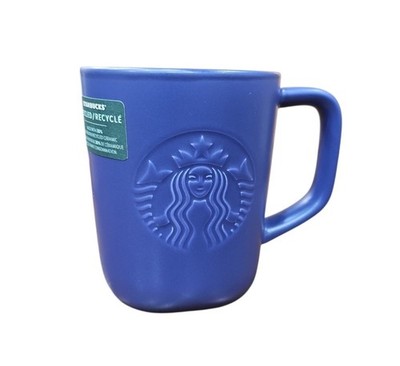 NEW Starbucks 2025 Purple Recycled Purple Coffee Mug Ceramic Core Triangle 16 oz
