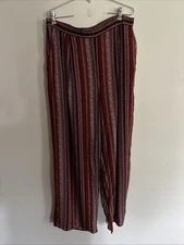 Band of Gypsies Wide Leg Pull On Pant BOHO Beachy Festival Artzy Sz XL