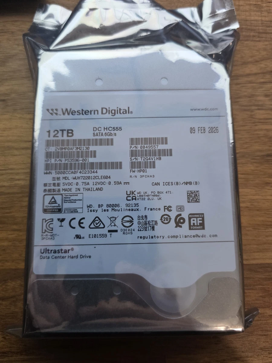 HGST Internal Hard Disk Drives 12 TB Storage Capacity for sale - eBay