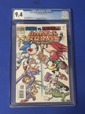 Sonic Knuckles Super Special Battle Royal #1 CGC 9.4 1st Print Archie Comic 1997