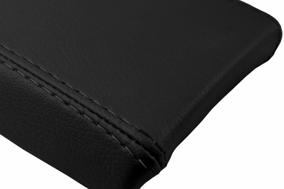 Console Lid Pull Over Cover Leather for Mazda Miata MX5 1990-1997 Black - Image 3 of 4