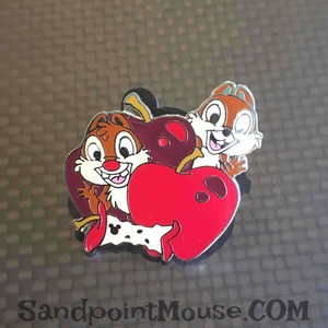 Disney-Hidden-Mickey-HM-Lanyard-Chip-Dale-Health-Food-Apples-Pin-UL-51763