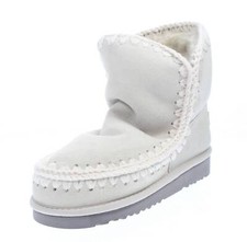 Mou Eskimo 18 - Stivaletti In Montone Argento - Donna Scarpe Stivaletti Con Pelo