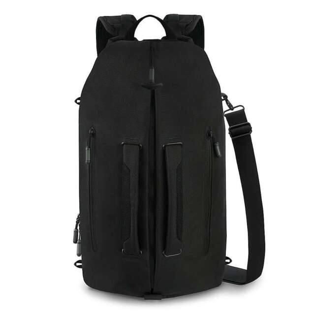 Ascentials Pro Fury Nylon Laptop Backpack Duffel Bag for Men With 