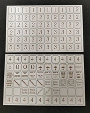 Battlegroup tokens  PLASTIC SOLDIER COMPANY Kursk/Overlord 