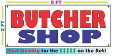 Full Color BUTCHER SHOP BANNER Sign NEW Larger Size Best Quality for the  