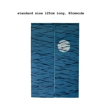 Linen Noren Tie dye curtain batik door way curtain linen curtain custom made