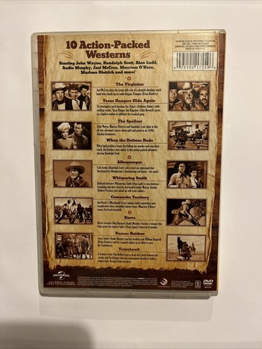 Classic Westerns: Region 1 NTSC - 10 Movie Collection - 3 Discs - Free Aus Post! - Picture 2 of 5