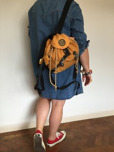 kipling orange backpack
