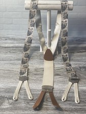 Trafalgar Calvin Curtis Suspenders Braces Bulls Bears Stock Market Silk Button