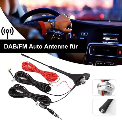DAB+ Autoantennen Adapter - Verstärker Für Autoradio Empfang