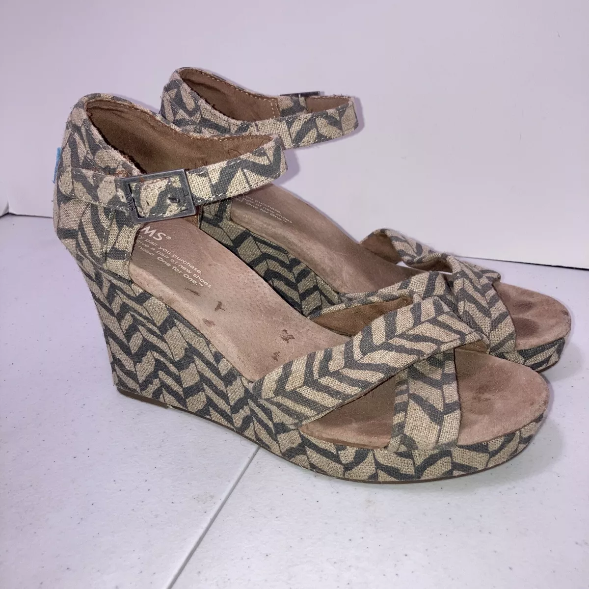 Toms sienna shop wedge sandals