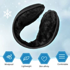 Earmuffs Winter Ear warmers Fleece Earwarmer Mens Womens Behind the Head Band