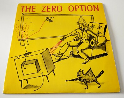 THE ZERO OPTION - SATELLITE STATION VINYL 45 RPM ZERO701. PLAYS EXCELLENT.