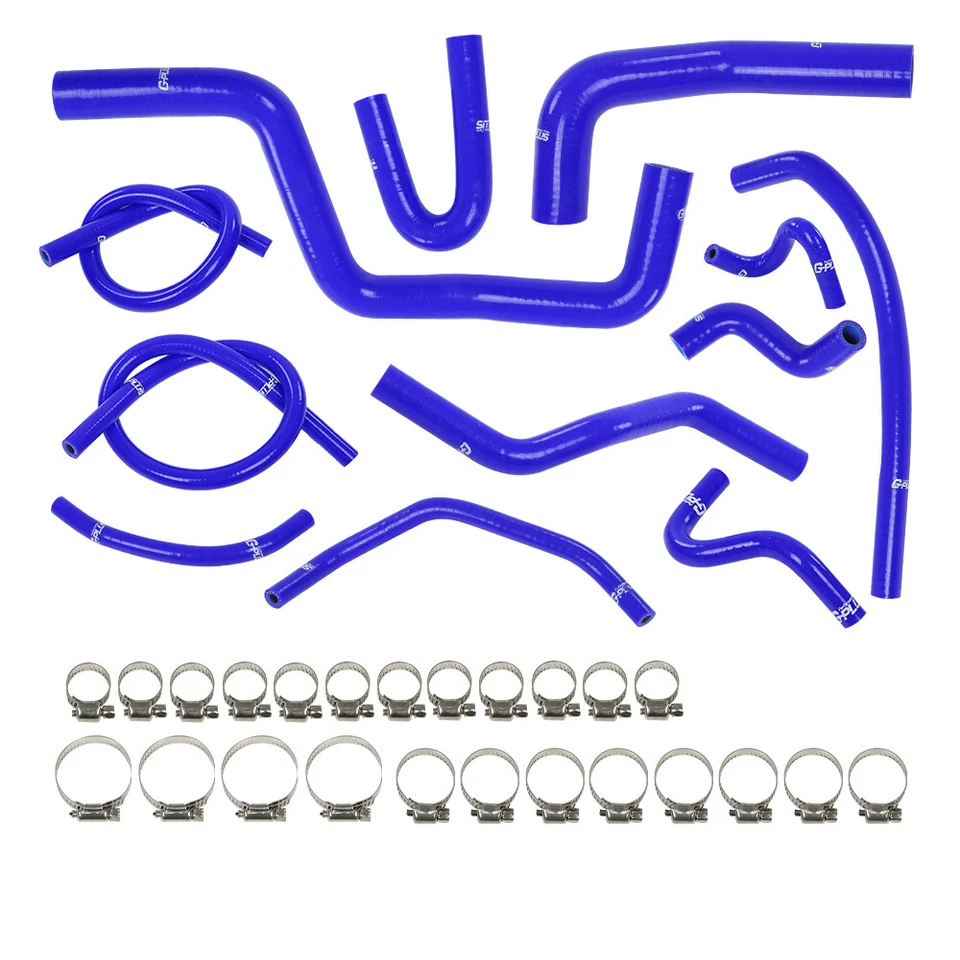 Fit For Honda Acura Integra DB7 DC4 RS LS GS SE B18B1 Silicone Radiator Hose Kit - Image 2 of 4