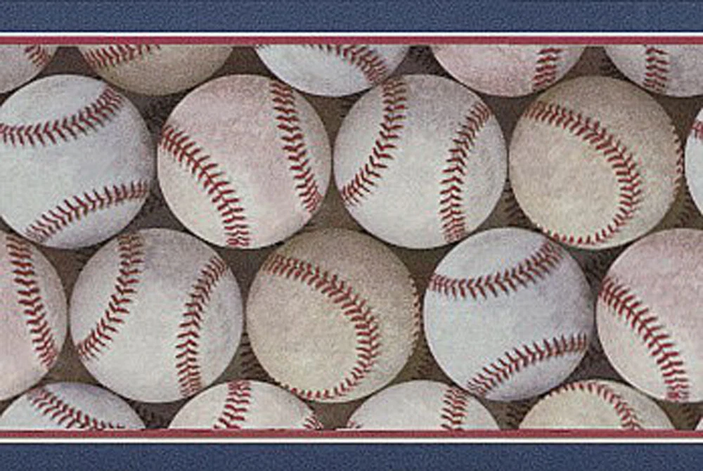 Baseball Wallpaper Border