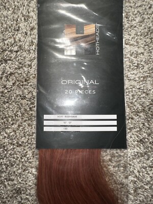 HOTHEADS Hair Extensions, 20 Pieces, Length: 10”-12”, Color  display picture 3
