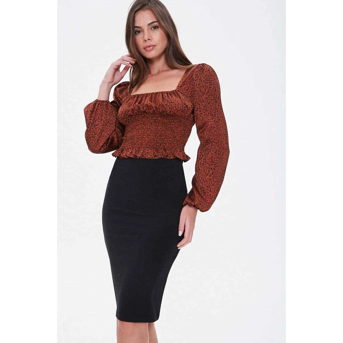 Jupe Crayon Forever 21 Femme – Taille S – Noire? – Style Droite Et Crayon – Occasion