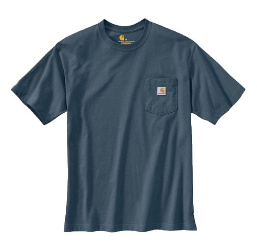 ポケット Carhartt Force FR 100234 T-Shirt XL Blue Short Sleeve Pocket Flame