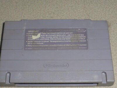SUPER NINTENDO SNES GAME CARTRIDGE ONLY ROBOCOP VIDEO CART ORION