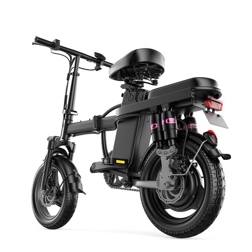 Electric Bike E14 For Adults 500W Motor, Folding Ebike 14 E Bikes - Main Image
