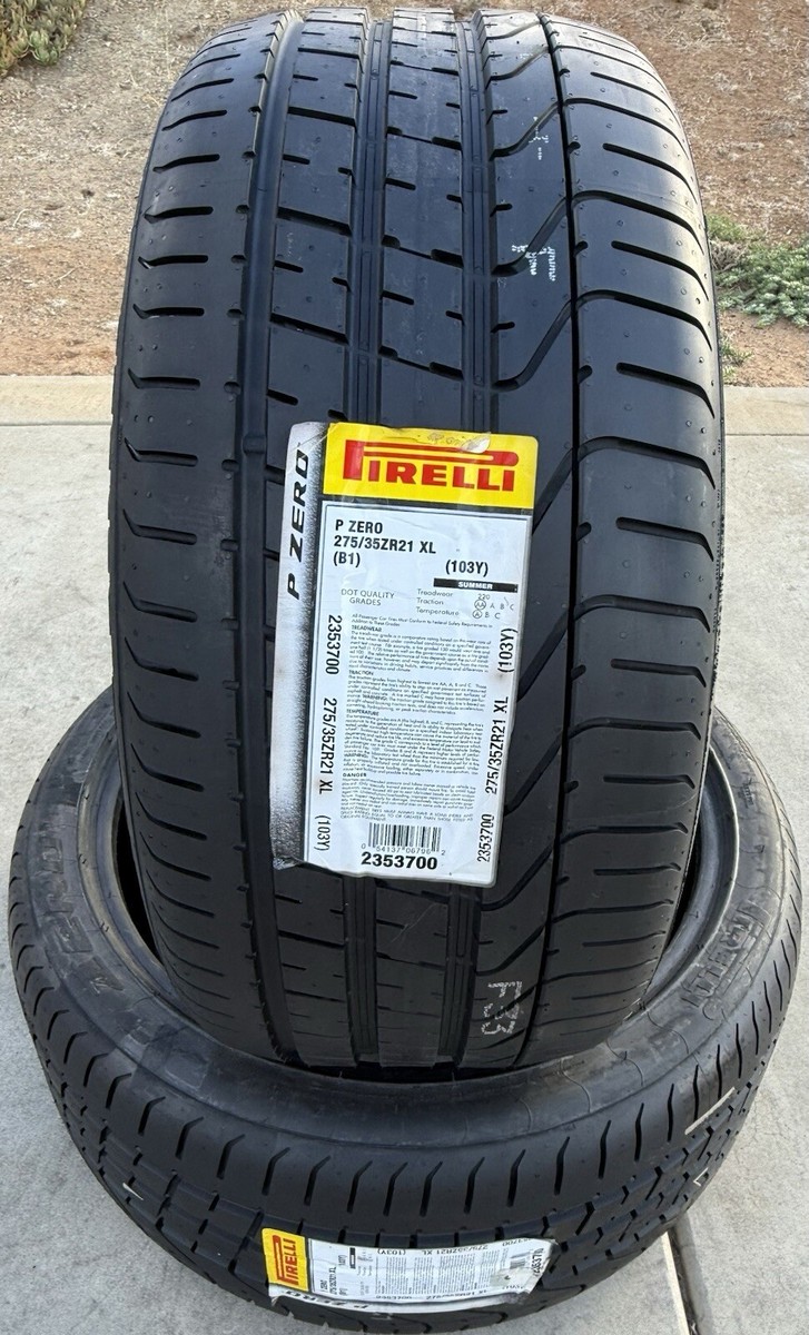 FOUR BRAND NEW 275/35ZR21 Pirelli P Zero Tires For Bentley & Audi