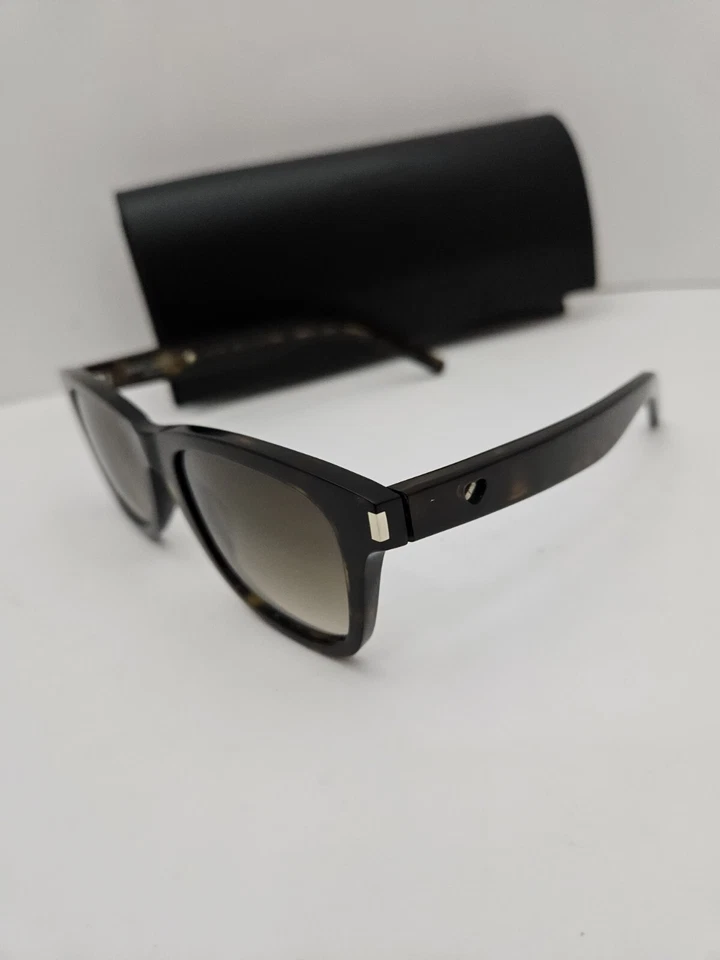 SAINT LAURENT Women's Sunglasses Dark Havana Heart SL51HEARTF-005 - Image 3 of 4