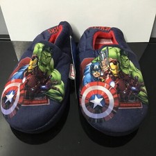 Marvel Avengers Kids Slip On Slippers Size US 10.5-11 / EU 27-28