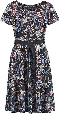  Damen Taifun Sommerkleid Kleid Kurzarmkleid Gr.XS NEU NP:90 