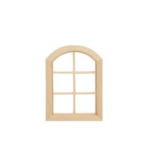 1:12 Dollhouse Diy Mini Door Window Blank Material Model Accessories Unpainted - Picture 8 of 12