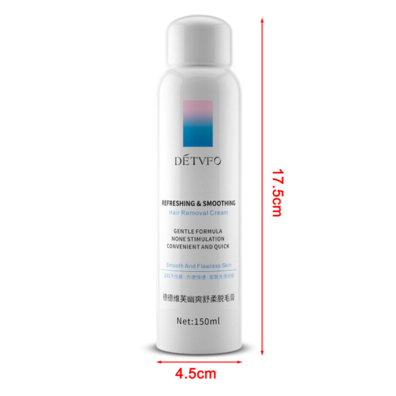 150ML Detvfo Depilation Spray Hair Removal Depilation Spray Depilya