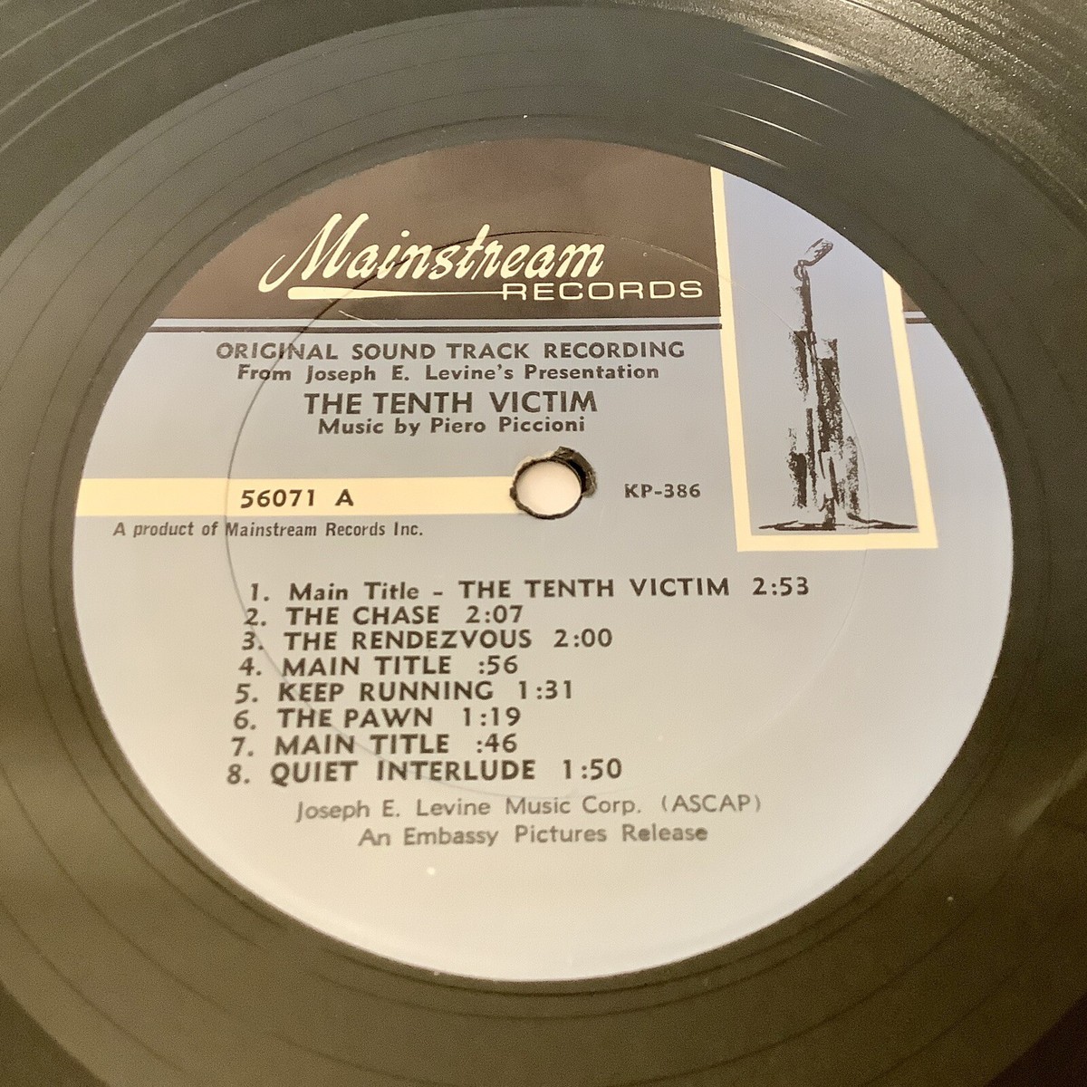 洋楽 PIERO PICCIONI / The 10th Victim Piero Piccioni – The 10th Victim (Original Sound Track