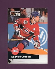 1991 Pro Set Shayne Corson #413 - Montreal Canadiens