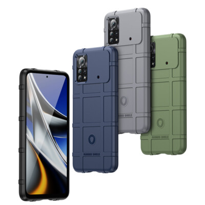 For Xiaomi Poco M4 Pro 4G/5G Full Cover Rugged Shockproof Shield Soft Armor Case
