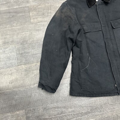 Carhartt デトロイトジャケット／BLK／M(US) Carhartt デトロイトジャケット ブラック 雰囲気◎ 抜群個体 USA製 USA