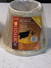  1 NEW SEALED Portfolio XSmall Round Silken Toast Clip  3x5x4  4 Avail 1 Unwrape