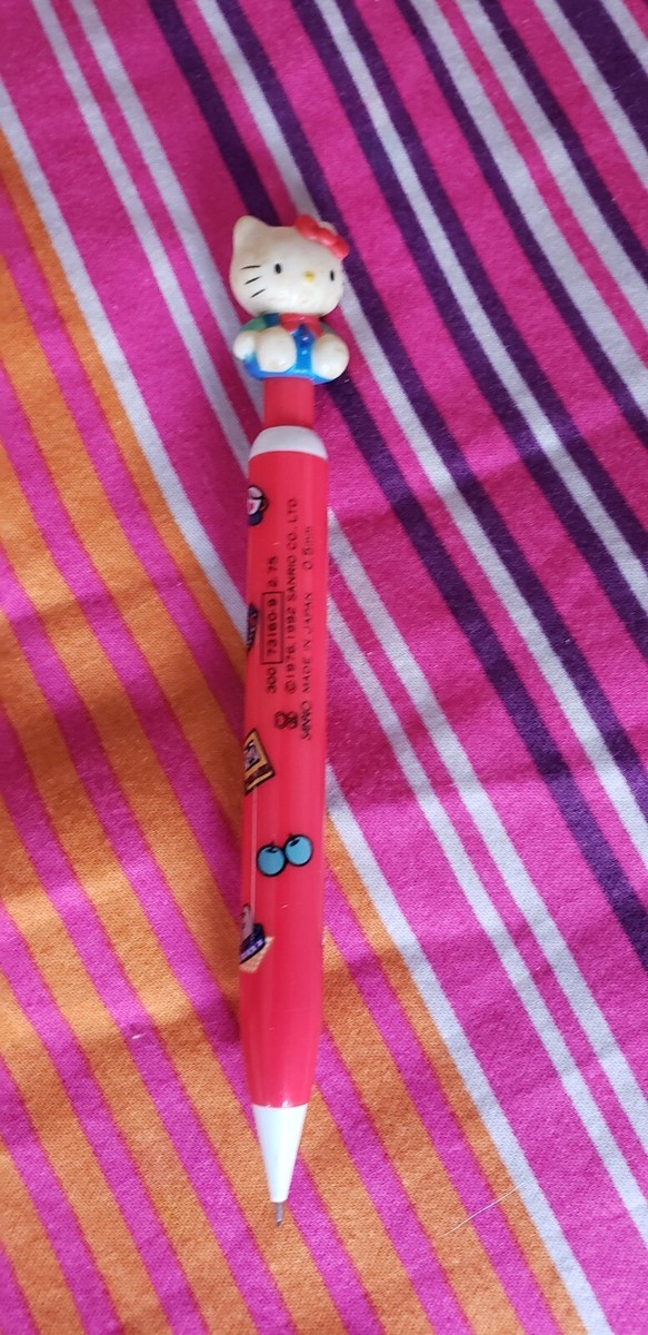 Vintage New 1976 1992 Sanrio Hello Kitty Mechanical Lead Pencil