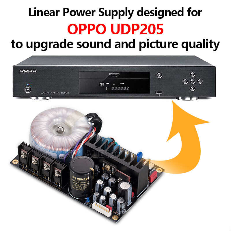 Corredo lineare di aggiornamento dell'alimentazione elettrica del giocatore di UDP-205 del OPPO di MOFI-MOD (r-centro)  44
